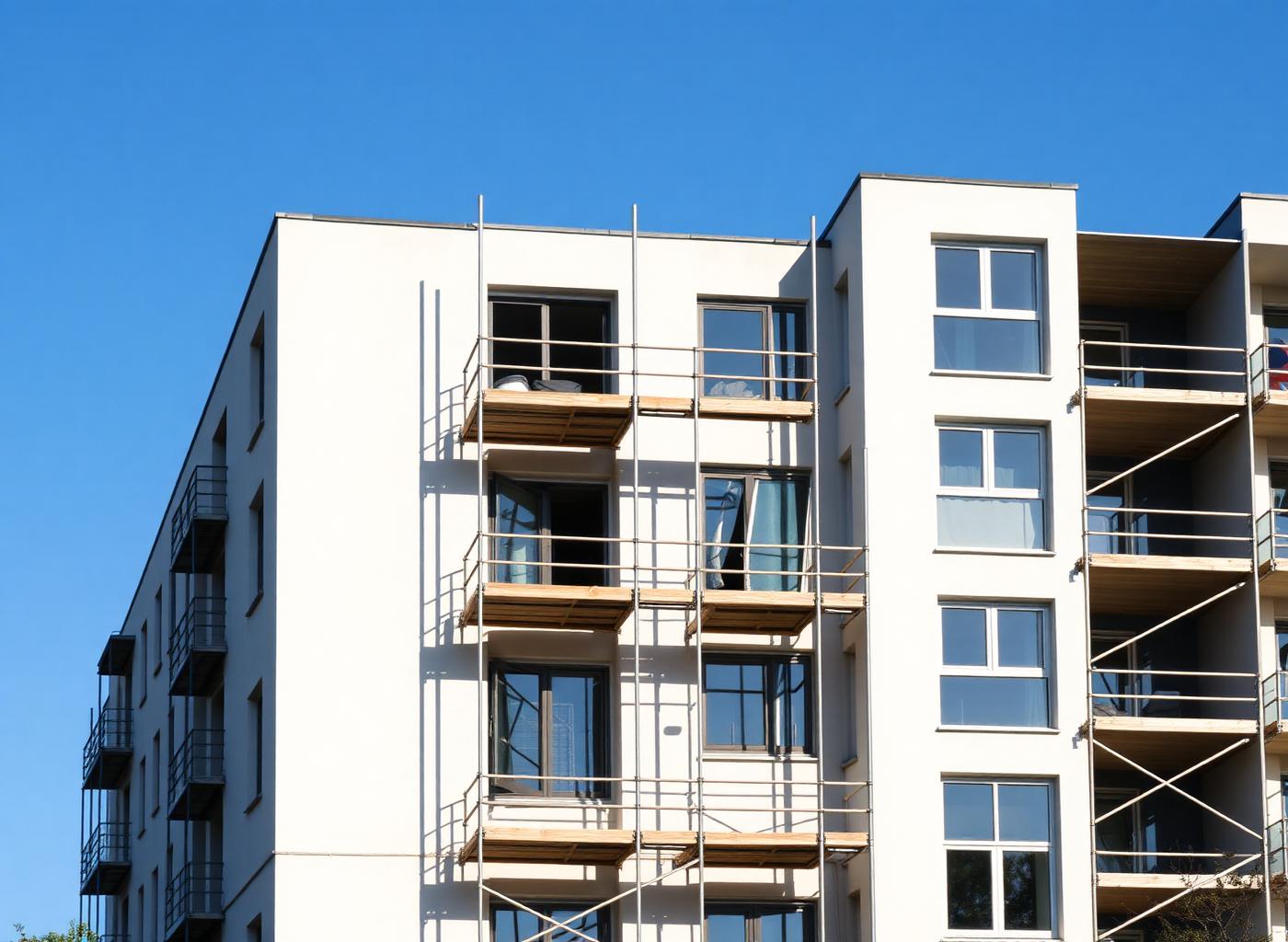 Pastatas statybos metu